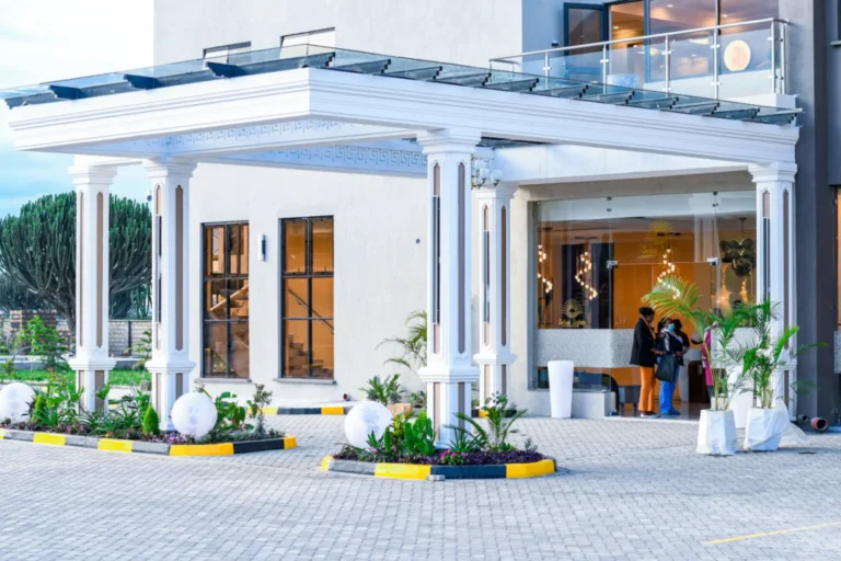 Entrance to the suites at Sebai Luxury Suites